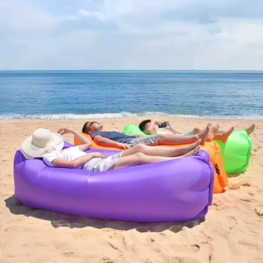 Borsa per divano gonfiabile Materasso per divano da campeggio portatile Poltrona per festival musicali Tappetino per esterni Cuscino d'aria Lettino da spiaggia