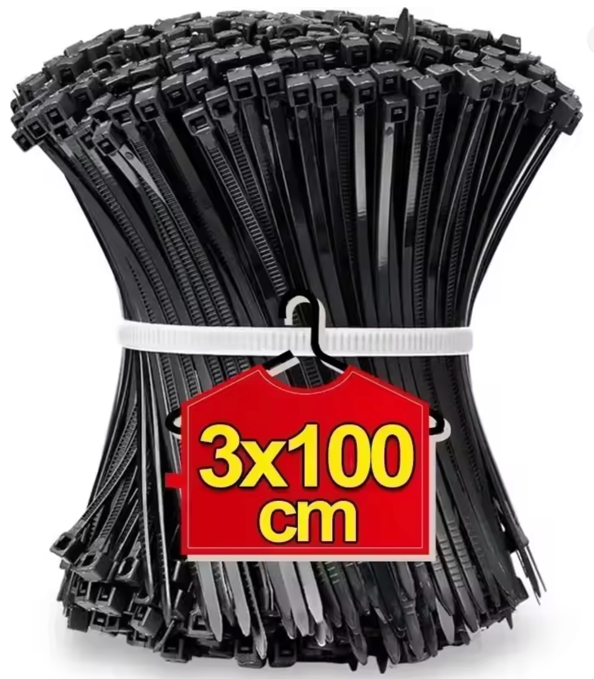 2000/100 Pz Fascette per cavi in nylon autobloccanti Fascette per cavi in plastica Cavi resistenti Anelli di fissaggio Loop Hardware Organizer Cinghie per cavi