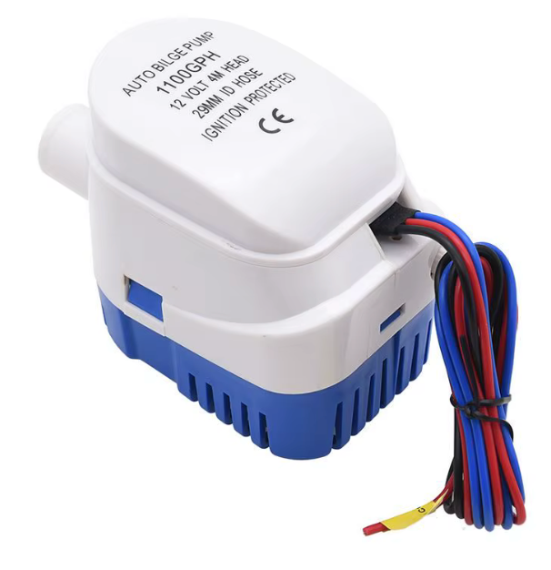 12V 1100GPH Pompa di sentina Barca automatica Pompa acqua marina sommergibile per yacht Barca Motore Idrovolante Pompa per barca domestica