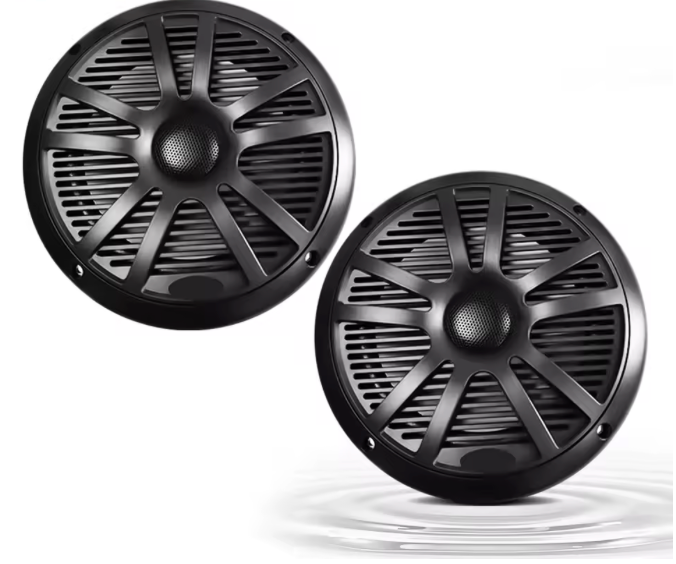 Altoparlanti marini da 6,5 pollici 120W Altoparlante stereo impermeabile resistente agli agenti atmosferici per yacht Carrello da golf RV ATV UTV Nave Sauna
