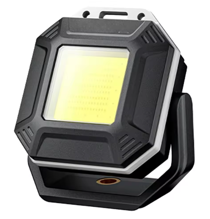 Lampada da lavoro a LED ricaricabile: lampada di ispezione impermeabile con base magnetica, per riparazioni auto, emergenza e uso in officine