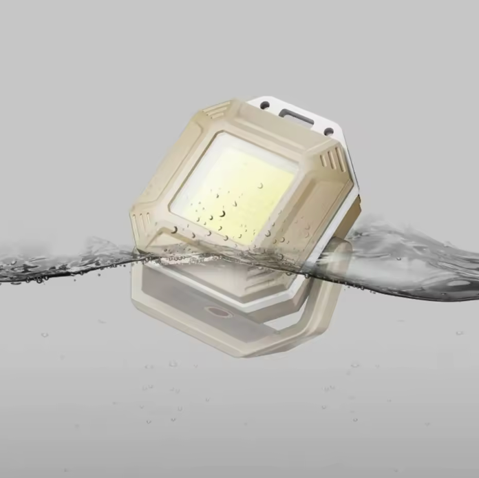 Lampada da lavoro a LED ricaricabile: lampada di ispezione impermeabile con base magnetica, per riparazioni auto, emergenza e uso in officine
