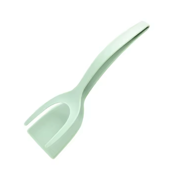 Nuovo 2 in 1 Grip Flip Spatola Pinze Uovo Flipper Spatola di Nylon Rivestimento Antiaderente Pancake Pesce Toast Francese Frittata Che Fa Strumento