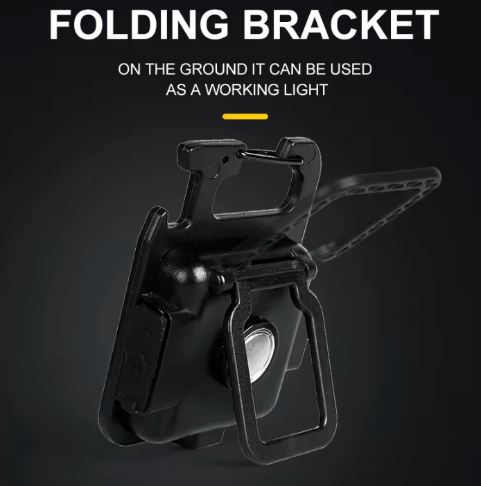 Torcia portachiavi MINI COB super luminosa Lampada di ricarica Luci da campeggio con magnete 3 modalità di illuminazione per il campeggio a casa