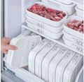 Conservazione del frigorifero per uso alimentare Conservazione di frutta e verdura Prepara i piatti Scatola divisa Scatola per imballaggio di carne o pesce