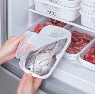 Conservazione del frigorifero per uso alimentare Conservazione di frutta e verdura Prepara i piatti Scatola divisa Scatola per imballaggio di carne o pesce