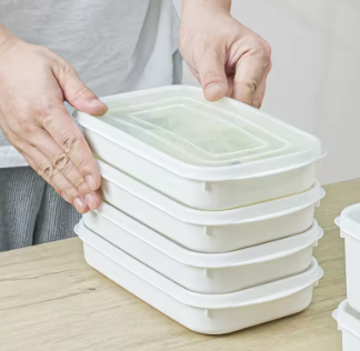 Conservazione del frigorifero per uso alimentare Conservazione di frutta e verdura Prepara i piatti Scatola divisa Scatola per imballaggio di carne o pesce