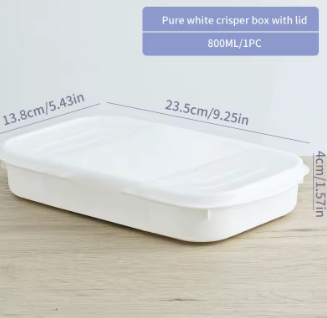 Conservazione del frigorifero per uso alimentare Conservazione di frutta e verdura Prepara i piatti Scatola divisa Scatola per imballaggio di carne o pesce