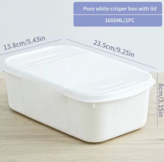Conservazione del frigorifero per uso alimentare Conservazione di frutta e verdura Prepara i piatti Scatola divisa Scatola per imballaggio di carne o pesce