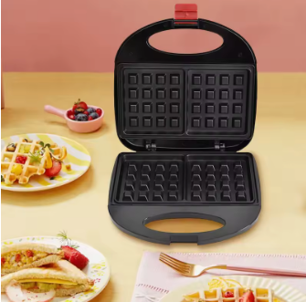 750W Antiaderente Elettrico Waffle Maker Cottura Elettrodomestici Da Cucina Padella di Ferro Antiaderente Colazione Waffle Macchina Sandwich Maker Presse