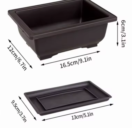 Vasi per piante rettangolari per piante Vasi da giardino per esterni Vasi da fiori Vassoi per vasi per piante grasse Forniture da giardino Fioriera quadrata