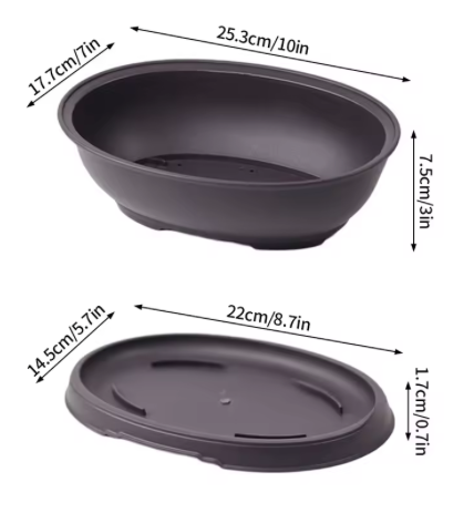 Vasi per piante rettangolari per piante Vasi da giardino per esterni Vasi da fiori Vassoi per vasi per piante grasse Forniture da giardino Fioriera quadrata