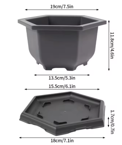 Vasi per piante rettangolari per piante Vasi da giardino per esterni Vasi da fiori Vassoi per vasi per piante grasse Forniture da giardino Fioriera quadrata