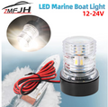 Luce di ancoraggio di navigazione a LED 12V 360 gradi tutto tondo per indicatore di segnale di navigazione per lampada a vela per yacht con luce per barche marine