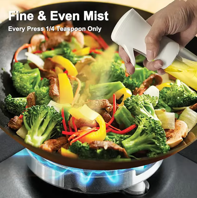 200/300/500ml Bottiglia di Spruzzo di Olio BBQ Cottura Spruzzatore di Olio di Oliva Spray di Olio di Cottura di Plastica Bottiglia Vuota Bottiglia di Aceto o spazzola di Olio