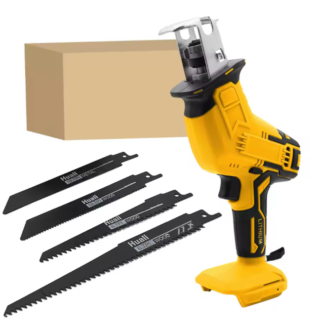 Sega alternativa a batteria sega a sciabola elettrica ad alta potenza a velocità variabile utensili elettrici da taglio in PVC per legno per batteria Dewalt 20V