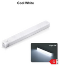 Lampada da bar a striscia lunga ricaricabile tramite USB con sensore di movimento, luce notturna a LED senza fili, per armadio da cucina, armadio, comodino, tubo per scale