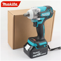Makita Trapano wireless utensili elettrici Avvitatore a percussione DTW300 Ricarica senza spazzole Coppia elevata Riparazione automatica Pneumatico al litio 18V Elettrico