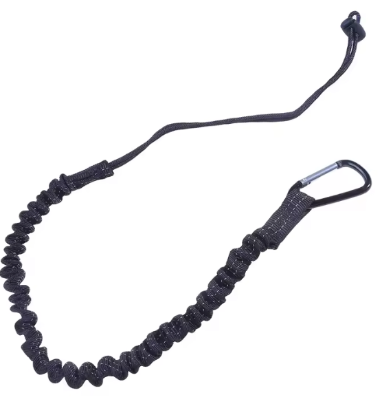 1pcs Alta Altitudine di Protezione di Sicurezza Elastico Buffer Sling Cintura Moschettone Gancio Lavoro Aerea Anti Caduta Protezione Della Corda