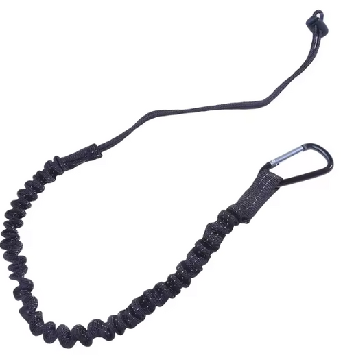 1pcs Alta Altitudine di Protezione di Sicurezza Elastico Buffer Sling Cintura Moschettone Gancio Lavoro Aerea Anti Caduta Protezione Della Corda