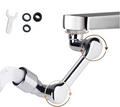1080 ° Prolunga per rubinetto con rotazione universale Testa spruzzatore a doppia modalità Rubinetti per estensione braccio robot da cucina Rubinetto girevole per bagno
