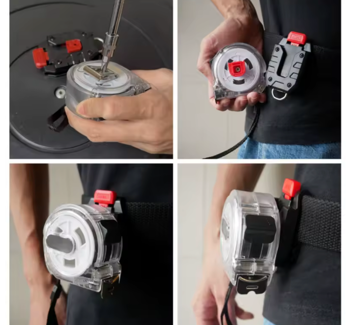 NUOVO metro a nastro universale clip da cintura a sospensione rapida per Tajima Milwaukee nastro di misurazione digitale laser regalo uomo
