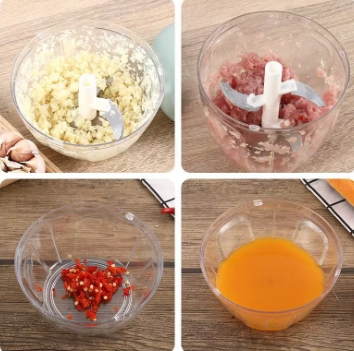 500/900ML Manuale Tritacarne Aglio Chopper Ruota Spremiaglio Frantoio Verdura Cipolla Cutter Cucina Accessori Da Cucina