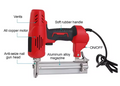 Podofo Chiodatrice Elettrica 2300W, Pistola Sparachiodi Elettrica, Graffatrice F30 per Chiodi Diritti, per Carpenteria e Lavorazione del Legno