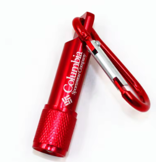 Ciondolo portachiavi mini torcia portatile con batteria Torcia a led piccola luce Portachiavi per auto Portachiavi mini torce