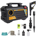 Idropulitrice elettrica ad alta pressione da 3000 W Pistola per lavaggio portatile per auto idropulitrice versatile per pavimenti da giardino Pistola per lavatrice per auto e casa